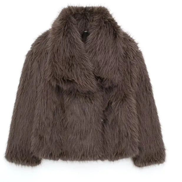 Fur Coat for Ladies | Beige - Luxurious and Warm