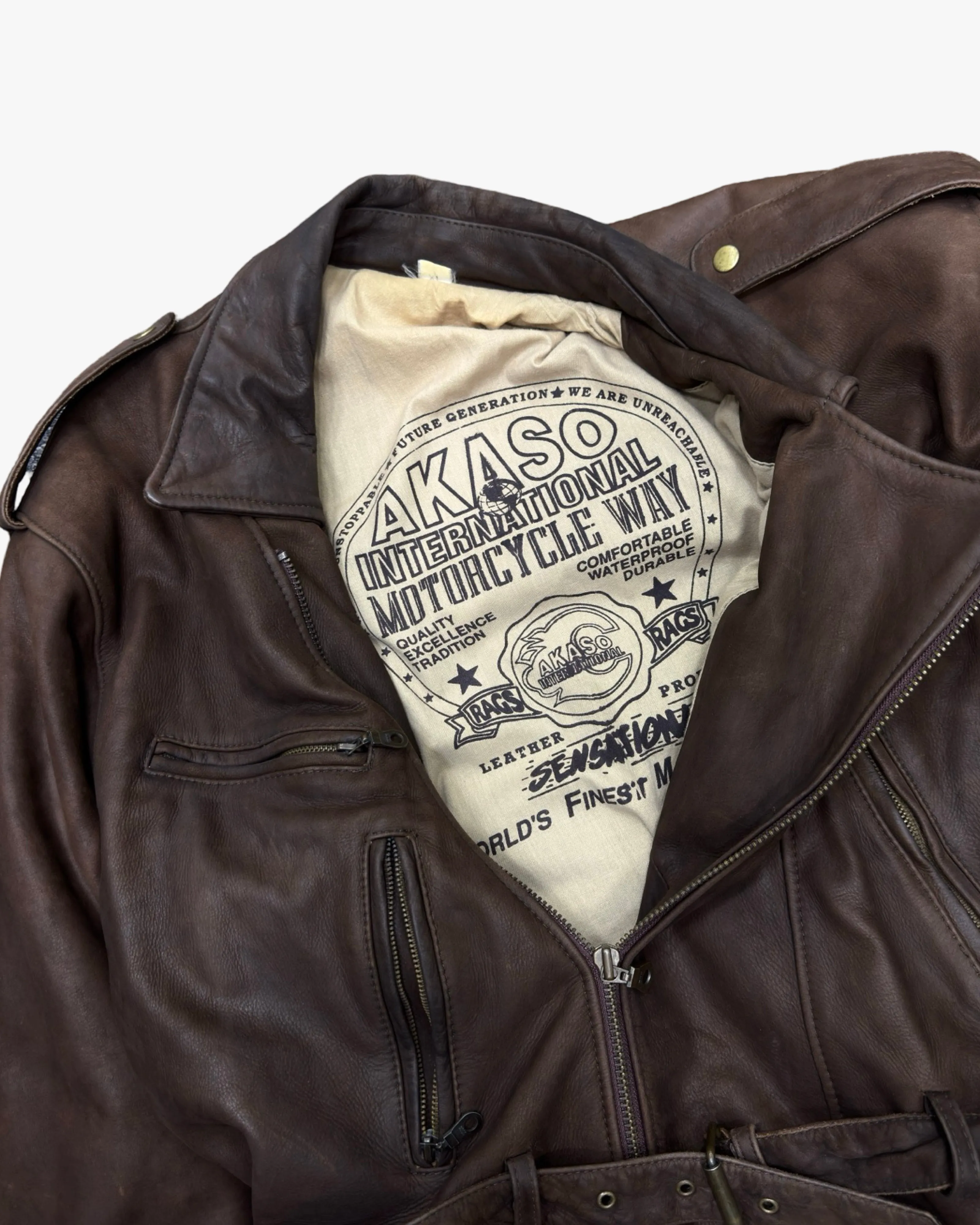 genuine leather bomber xxl