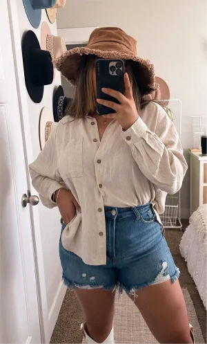 gipsy lover linen button down shirt