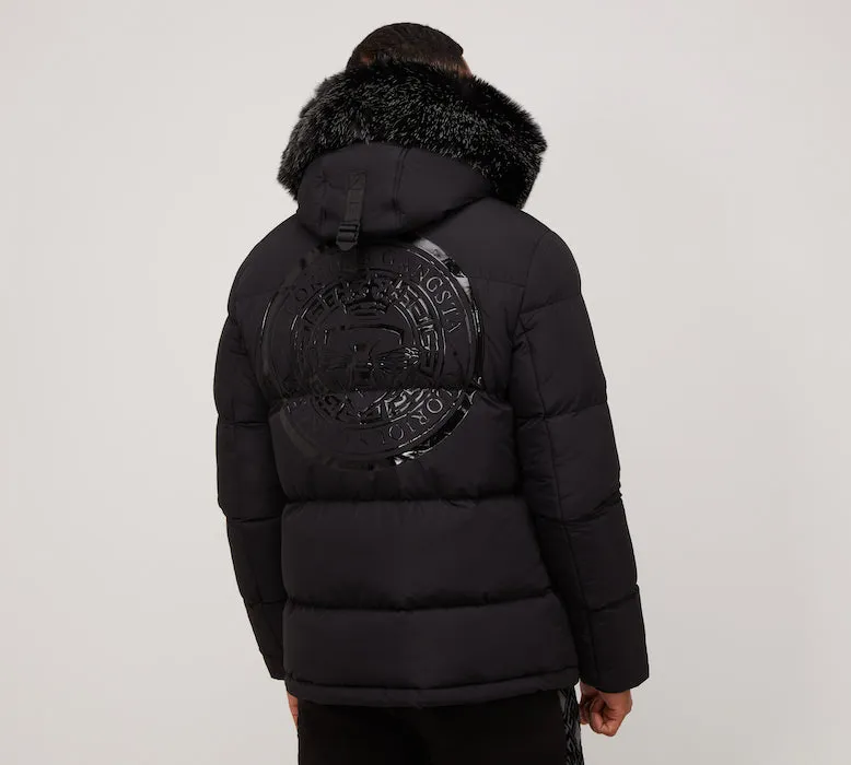 Glorious Gangsta Omarez Short Puffer Jacket Black
