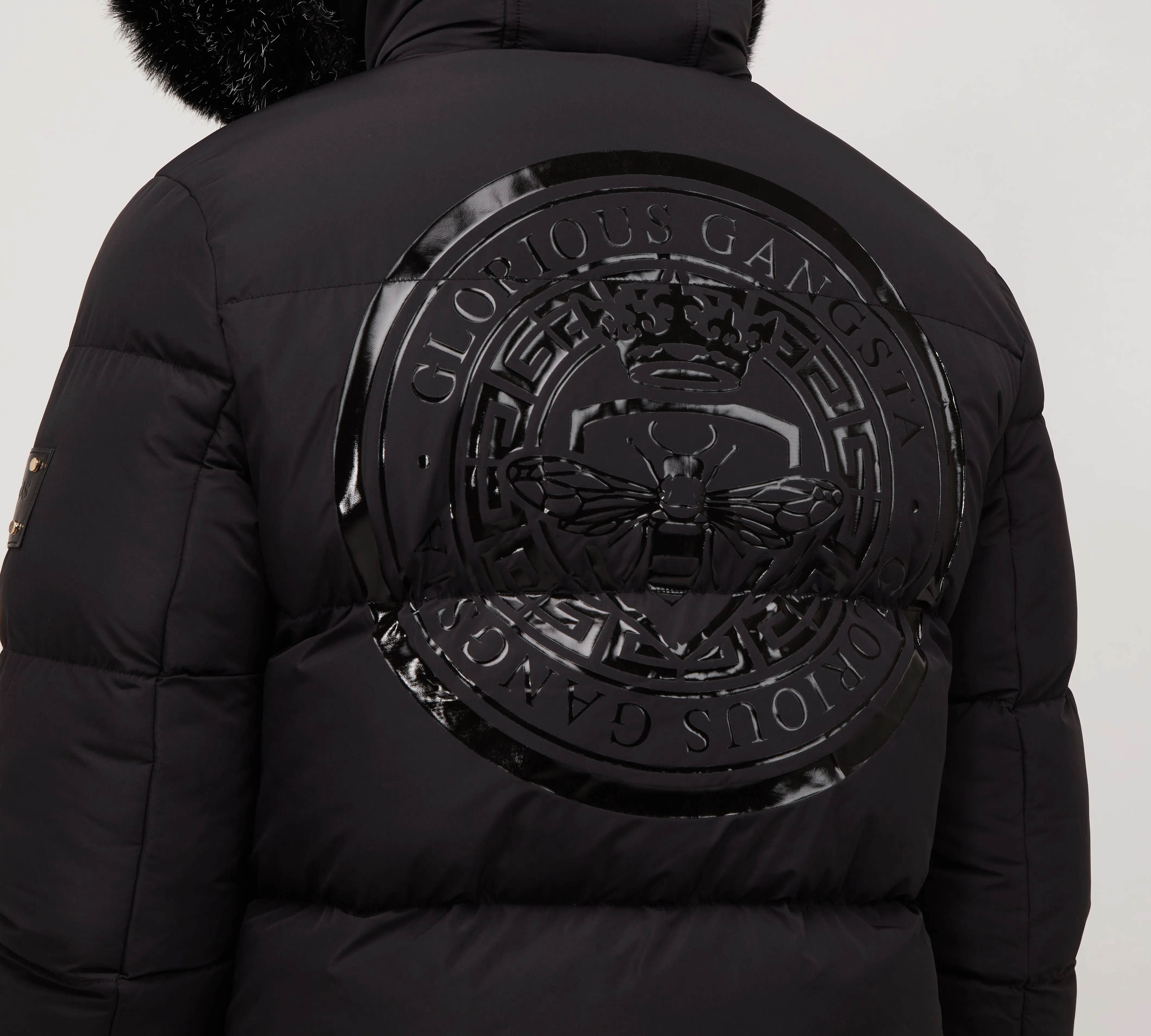 Glorious Gangsta Omarez Short Puffer Jacket Black