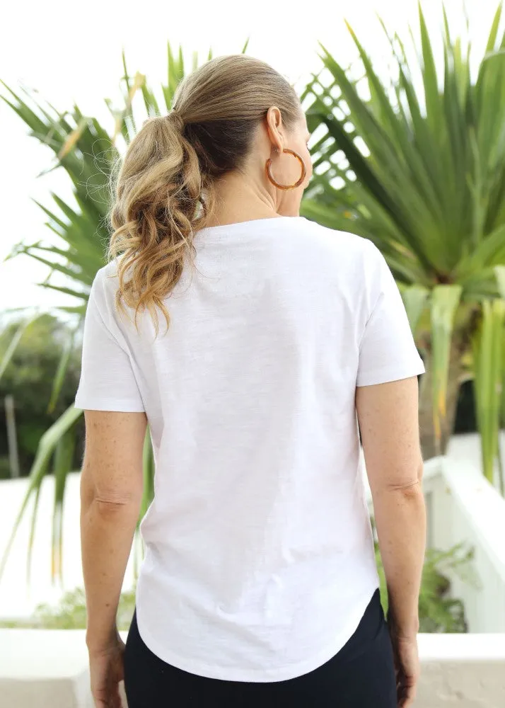 Goondiwindi Cotton V Neck Tee 3260