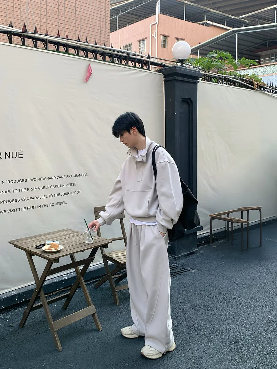 Half-Button Sweat Top / Sweat Pants OYC0114