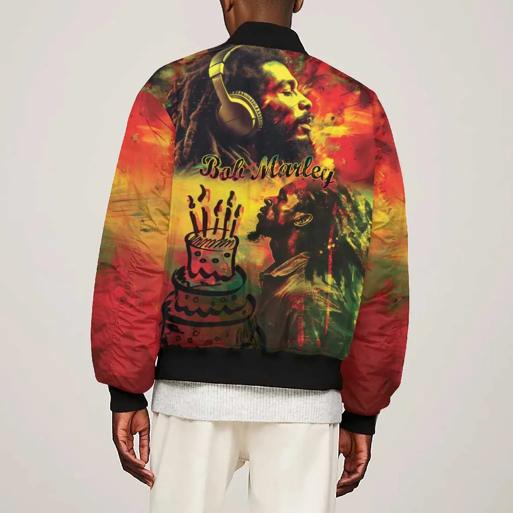 Happy Birthday King of Reggae Bomber Jacket LT9