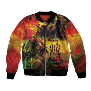 Happy Birthday King of Reggae Bomber Jacket LT9