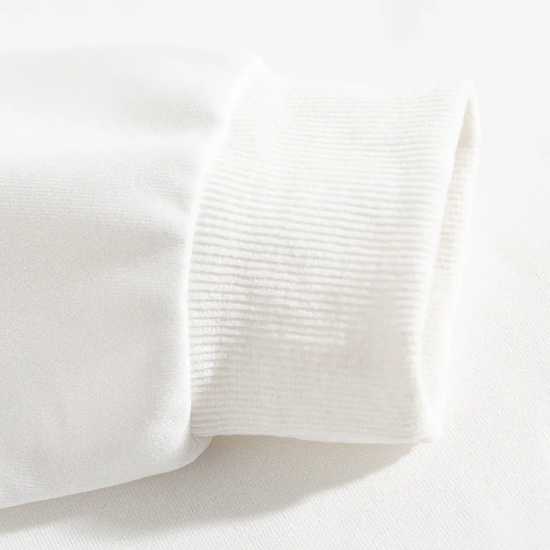 Happy Christmas O-Neck White Sweater R