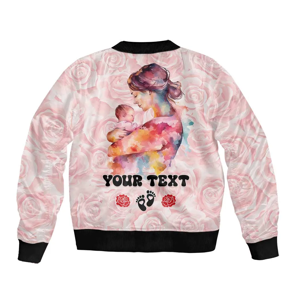 Happy Mother Day Bomber Jacket Mommy Est 2024 LT01