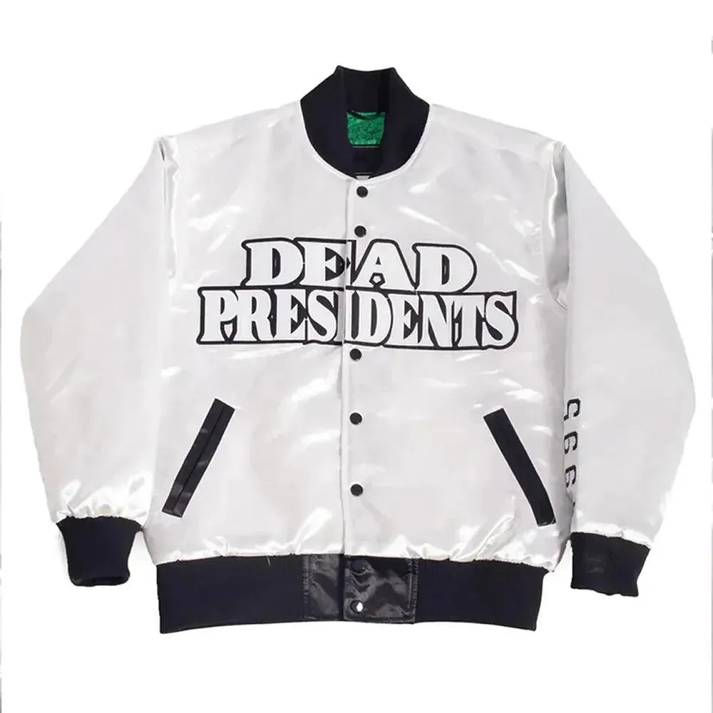 Headgear Classics Dead Presidents White Satin Jacket