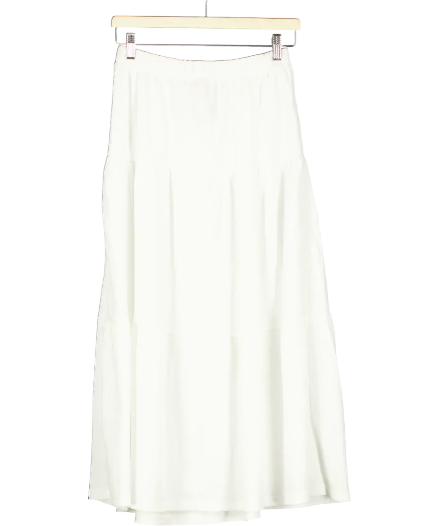 Hiccup White Midi Skirt UK 8