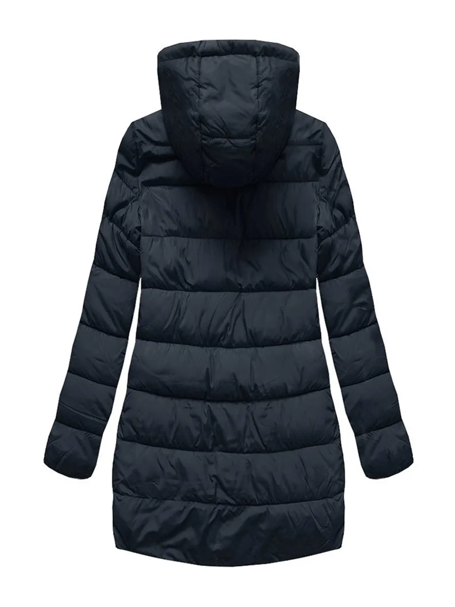 Hooded Plus Cashmere Warm Coat