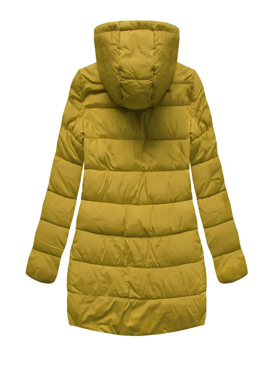Hooded Plus Cashmere Warm Coat