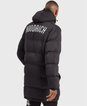 Hoodrich OG Stack Longline Coat Black