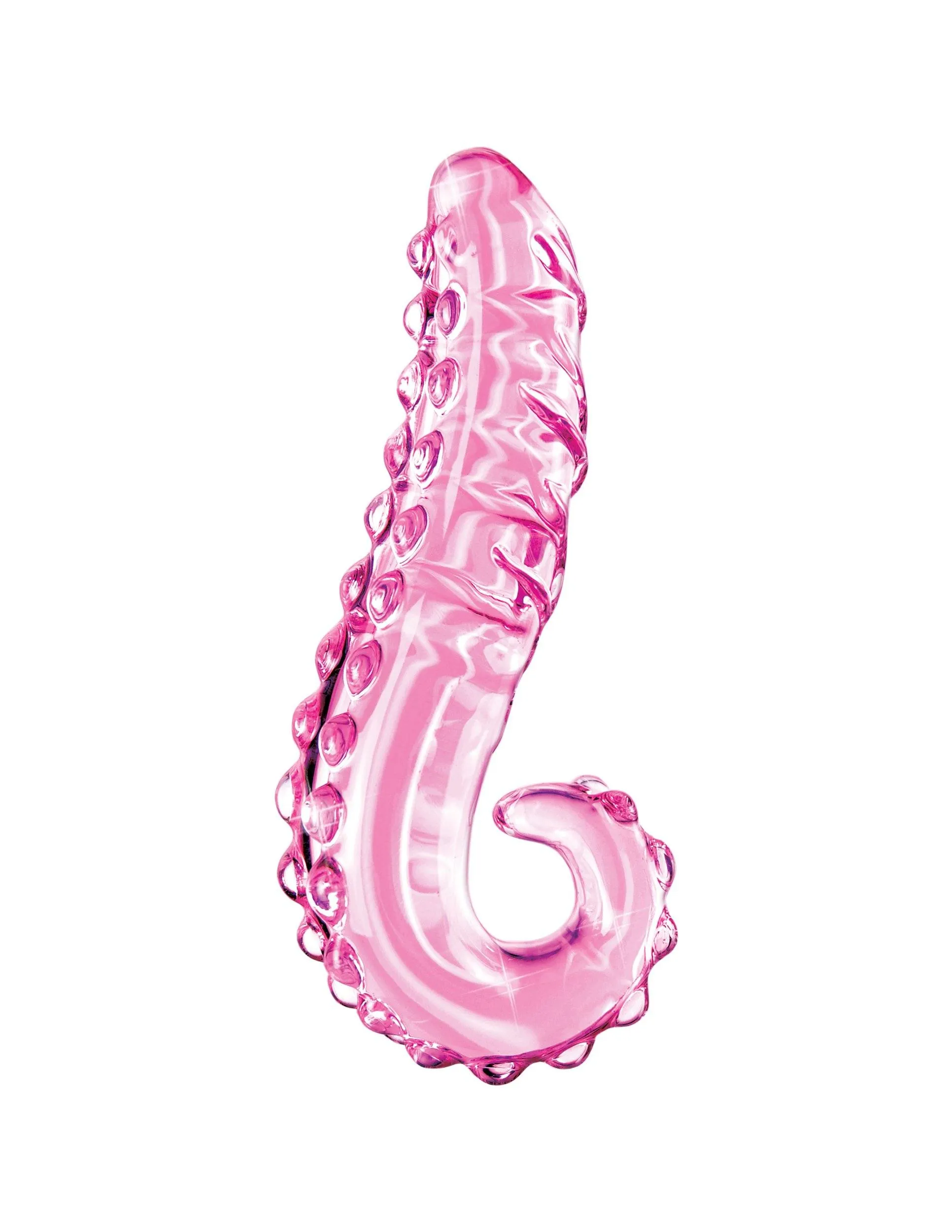 Icicles No. 24 - Pink Tentacle GLASS DILDO