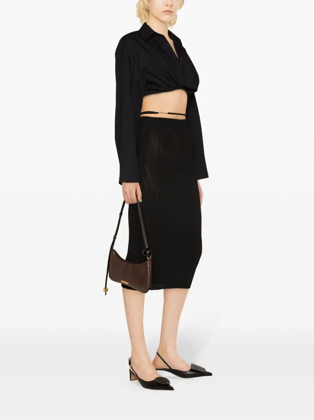 Jacquemus la jupe pralu midi kjol