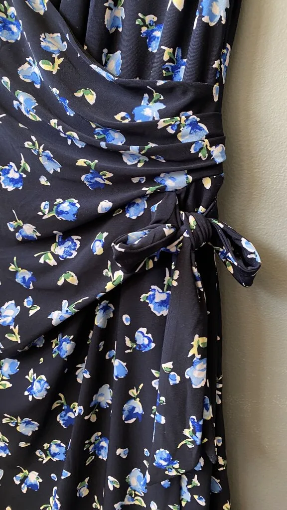 Jersey Surplice Sheath Dress