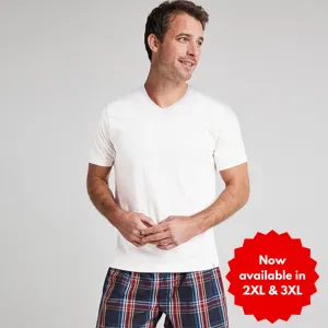 Jockey® ZONE 100% Cotton V-Neck Men's T-Shirt