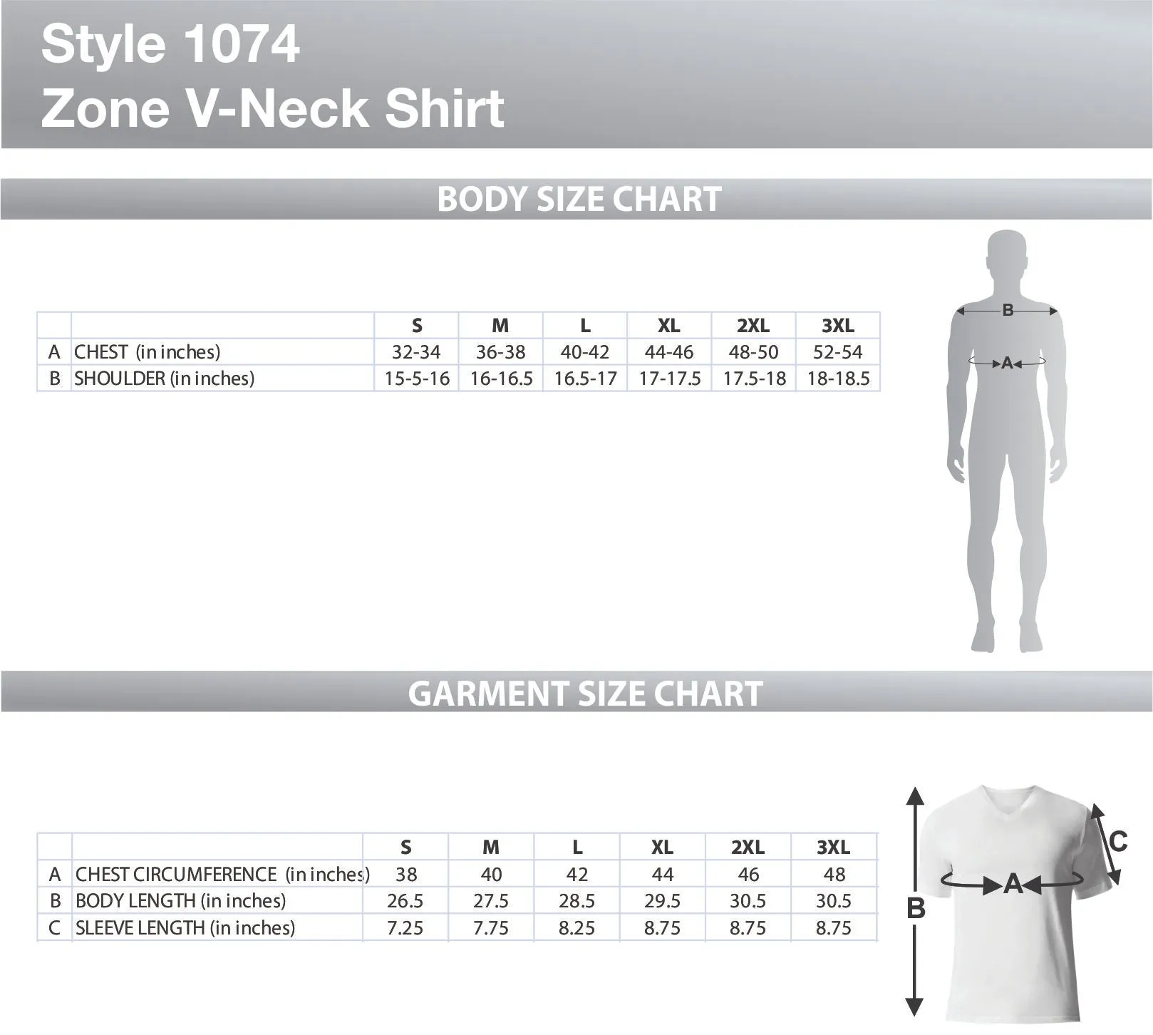 Jockey® ZONE 100% Cotton V-Neck Men's T-Shirt