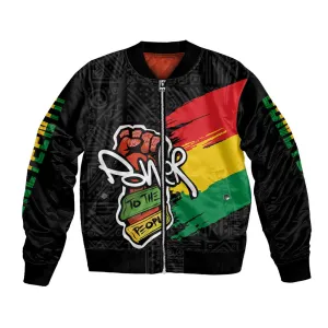 Juneteenth Bomber Jacket Power To The People LT7