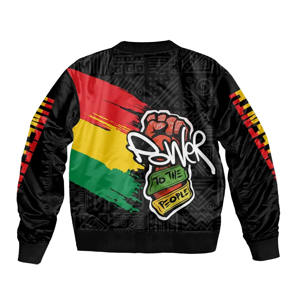 Juneteenth Bomber Jacket Power To The People LT7