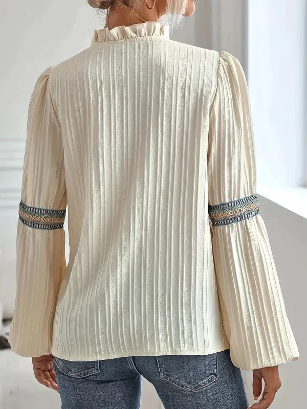 Kallista | Stunning V-Neck Blouse