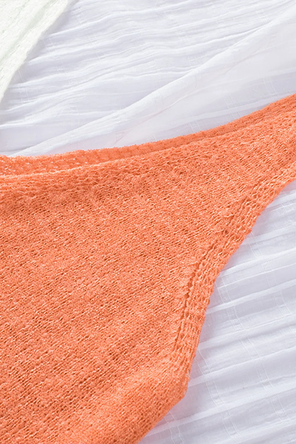 KHD Color Block V-Neck Knitted Tank (3 Colors)