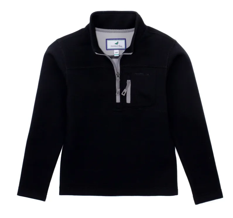 Kids Properly TIed Arctic Pullover - Black