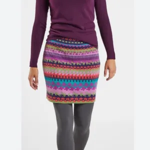Krimson Klover Ziggy Merino Wool Blend Fairisle Skirt Medium