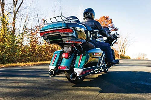Kuryakyn 6910 Motorcycle Accent Accessory: Rear Tour-Pak Tri-Line Light Accent for 2014-19 Harley-Davidson Motorcycles, Chrome