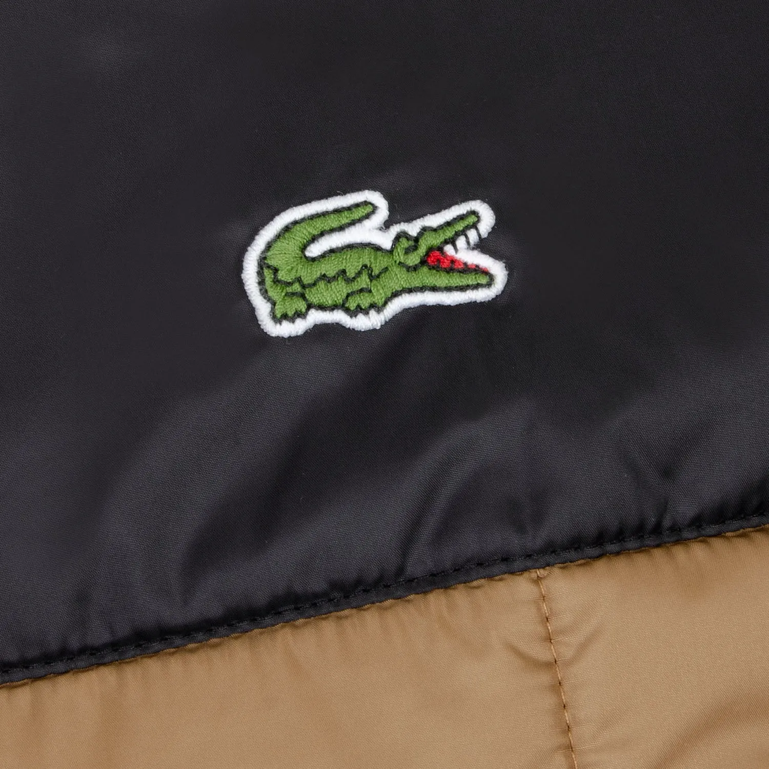 Lacoste Bh1666 Jacket Cookie/Black