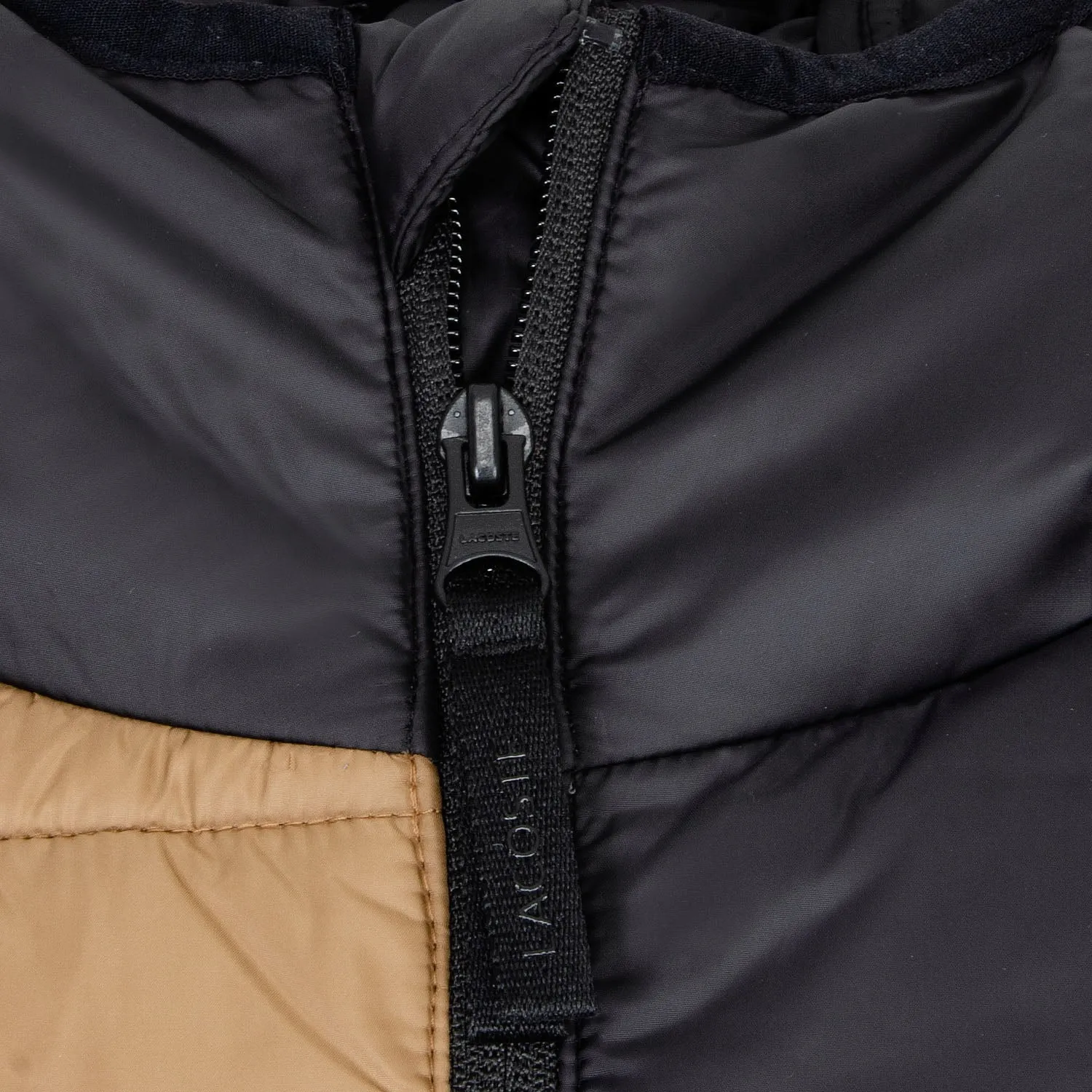 Lacoste Bh1666 Jacket Cookie/Black