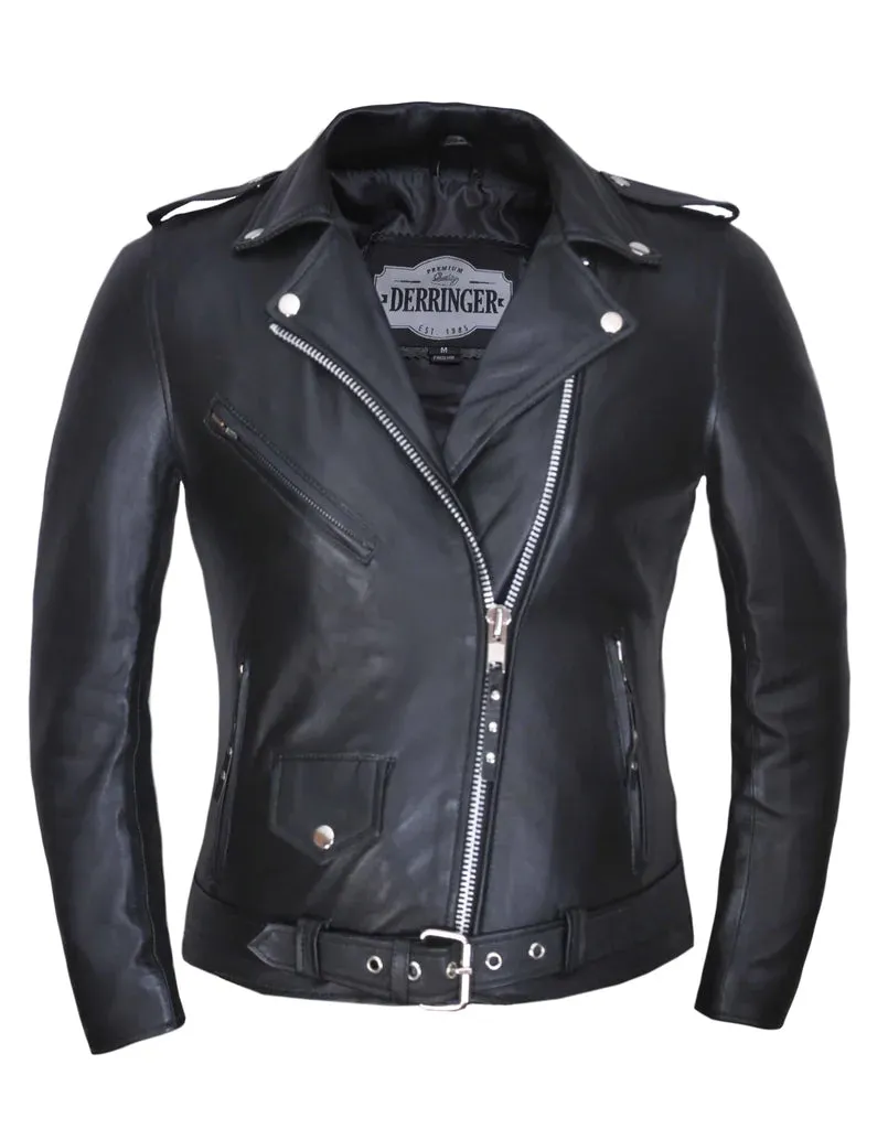 Lambskin leather jacket