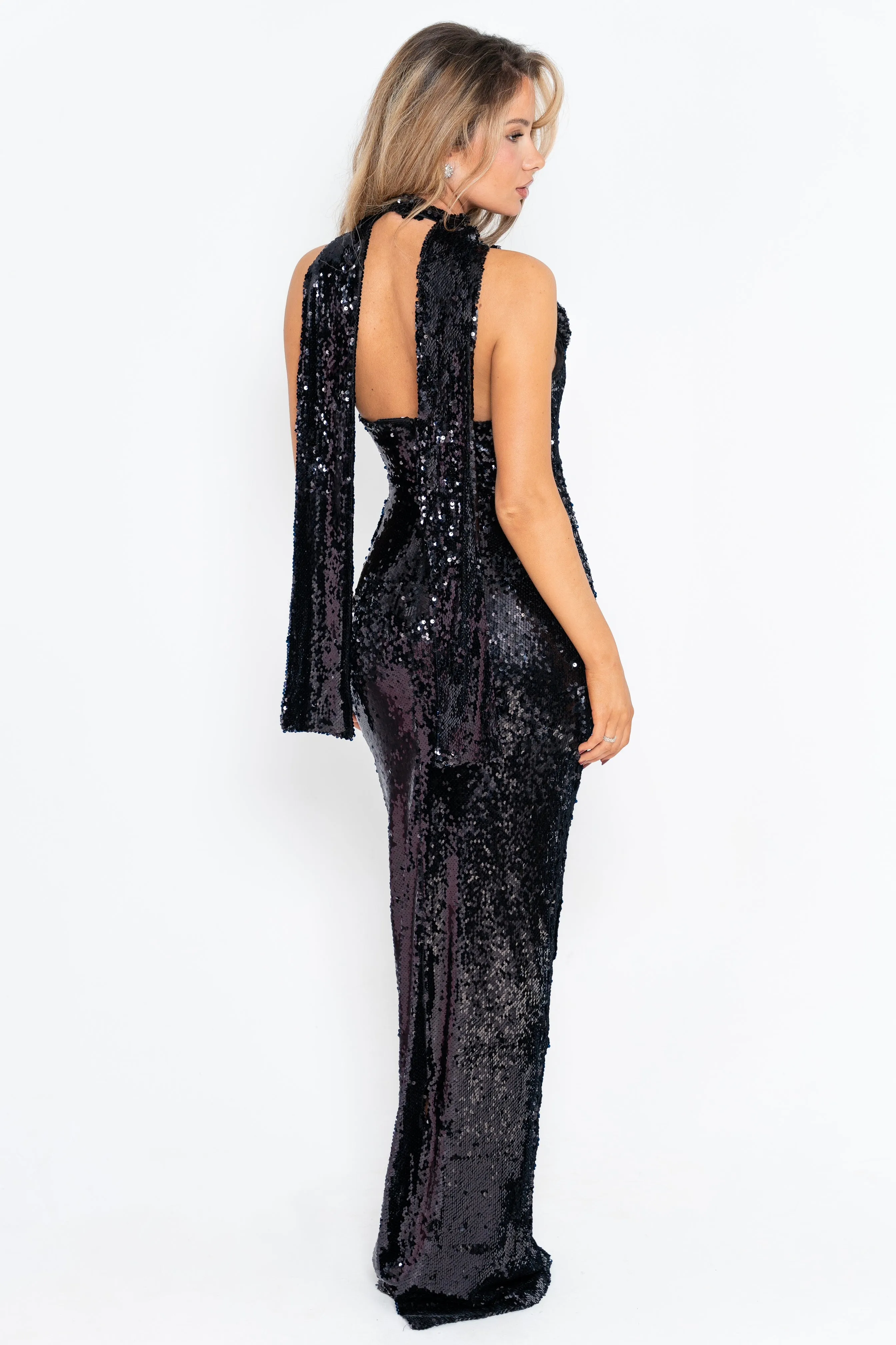 Lenora Black Dress