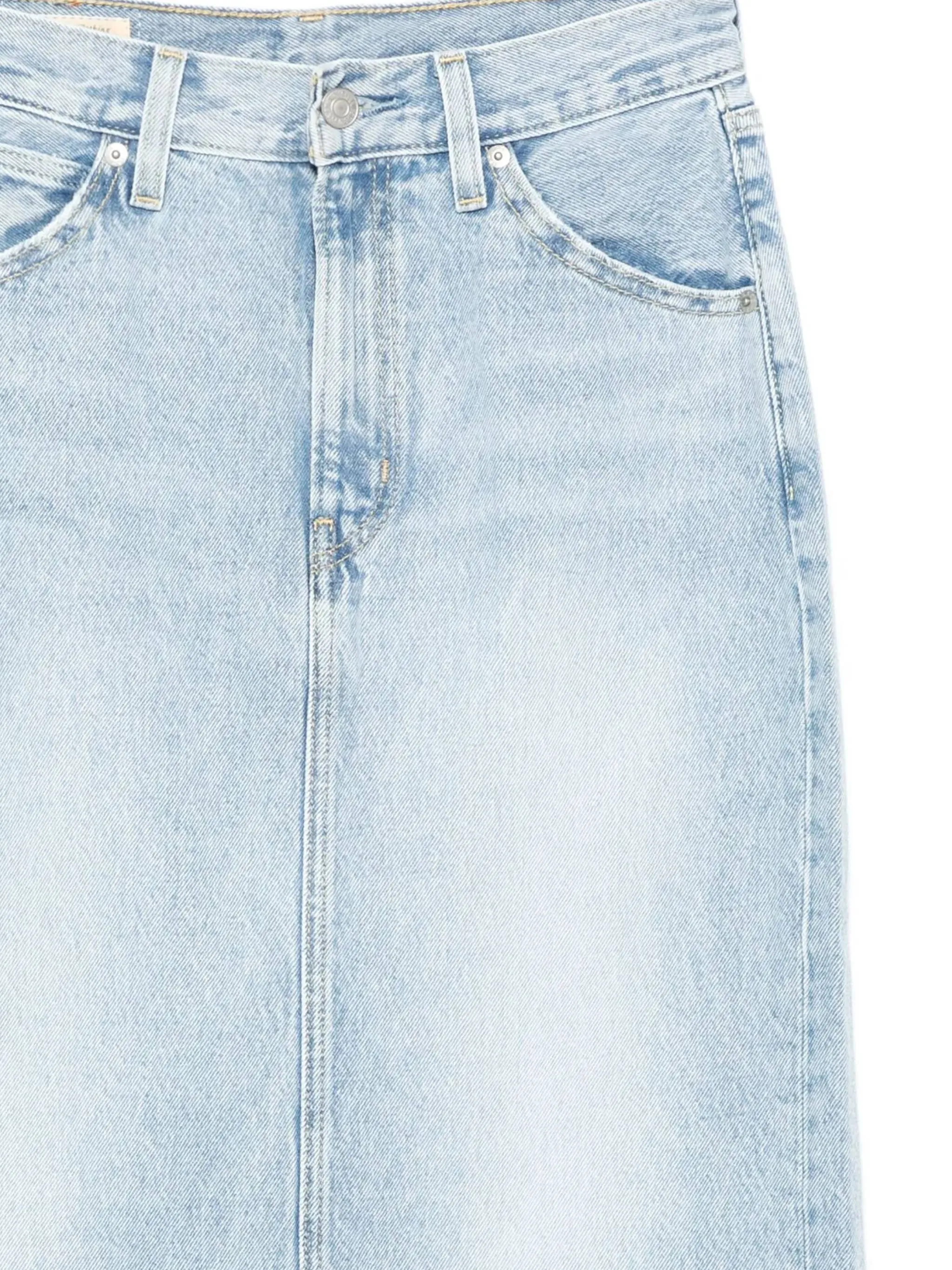 Levis höga midja slits kjol