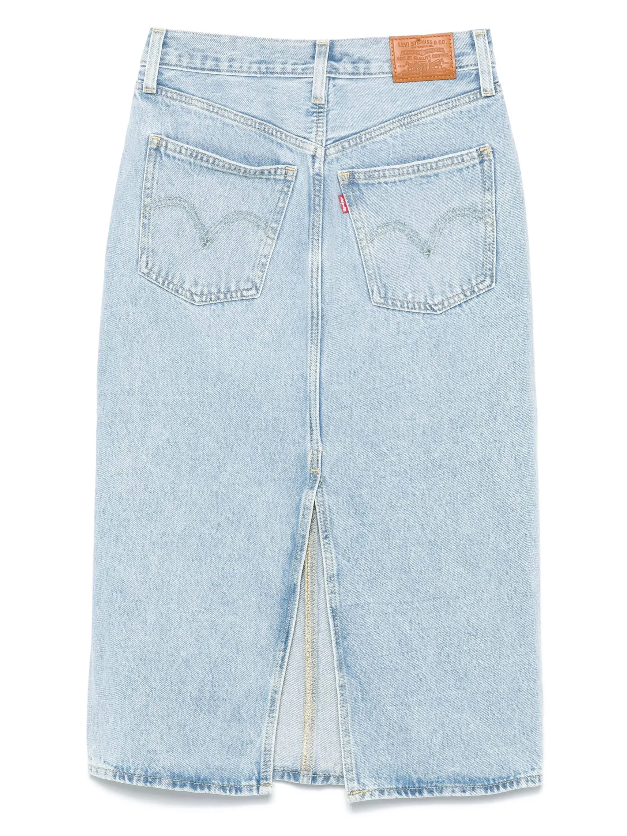 Levis höga midja slits kjol
