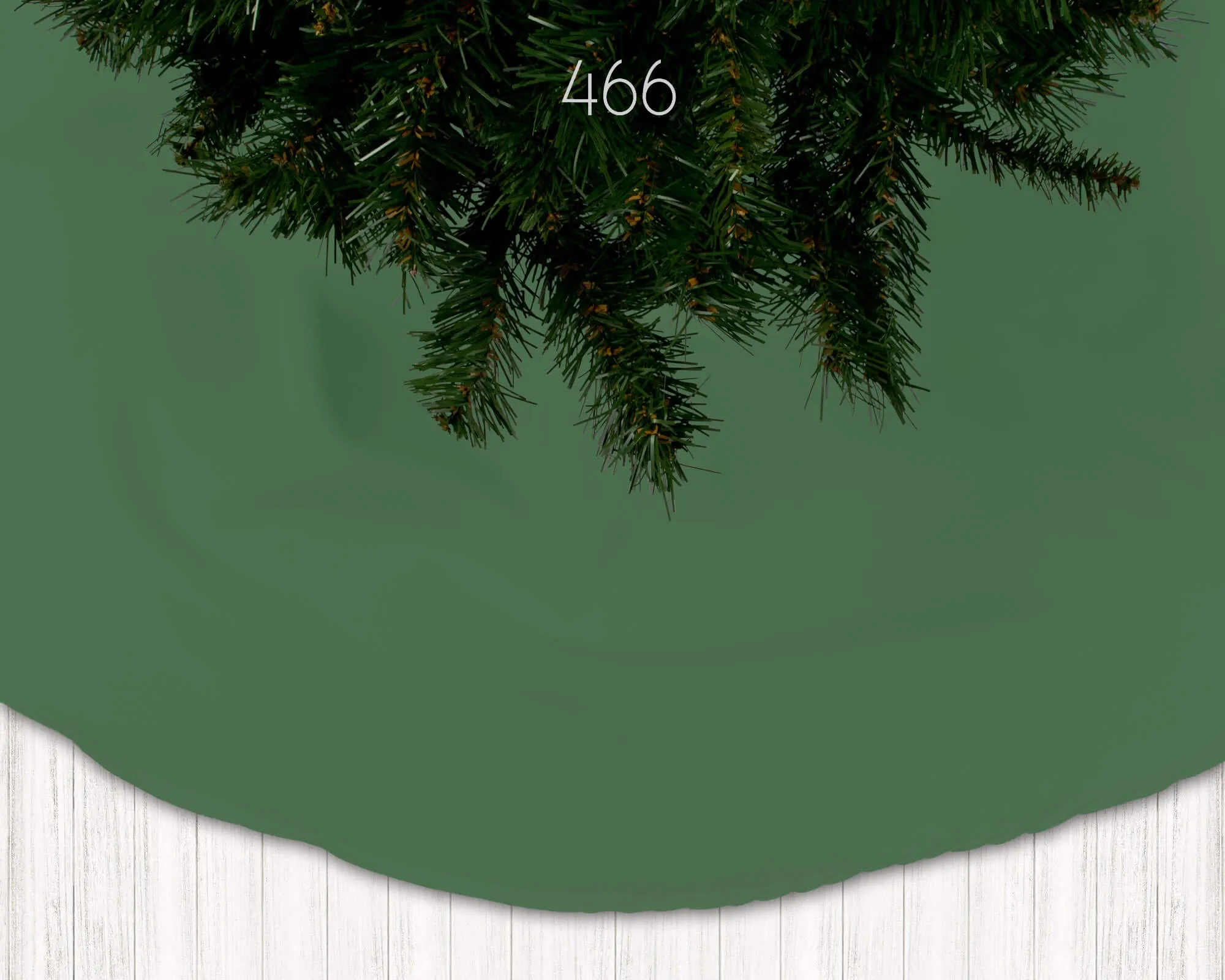 Light Mint, Prairie, Topiary, and Dark Hunter Green Holiday Christmas Tree Skirts