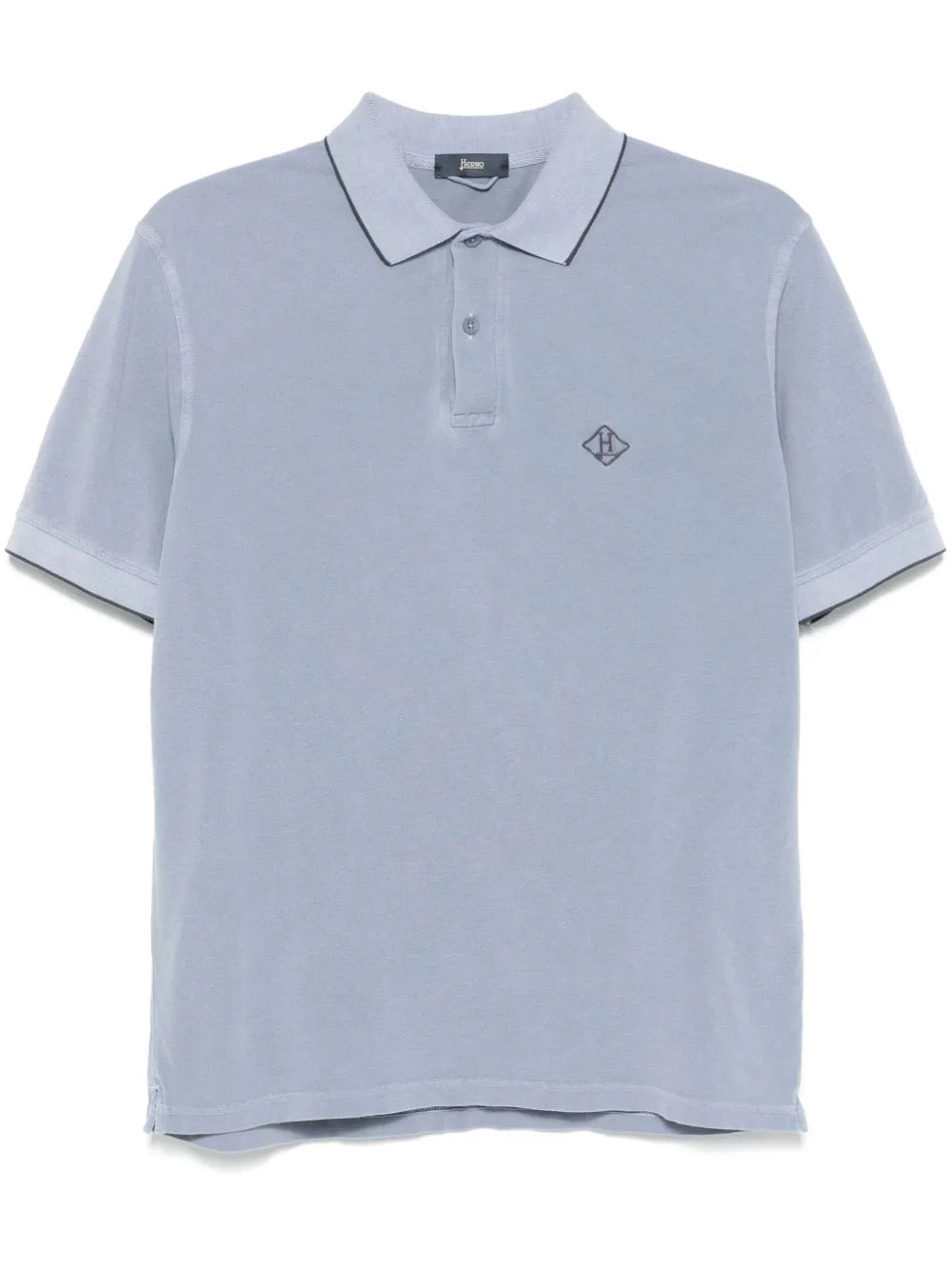 Logo cotton polo shirt
