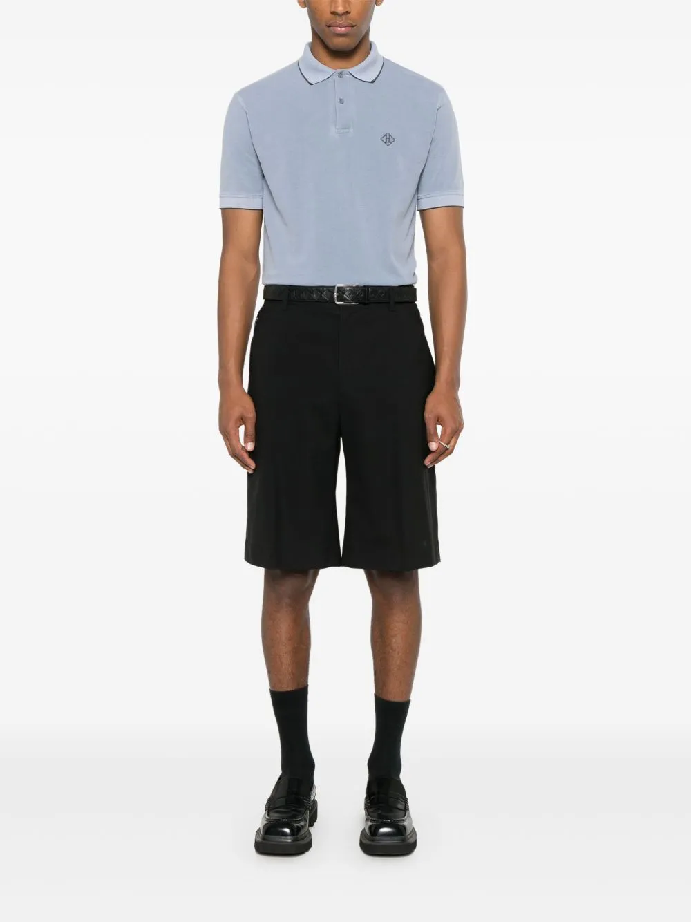 Logo cotton polo shirt