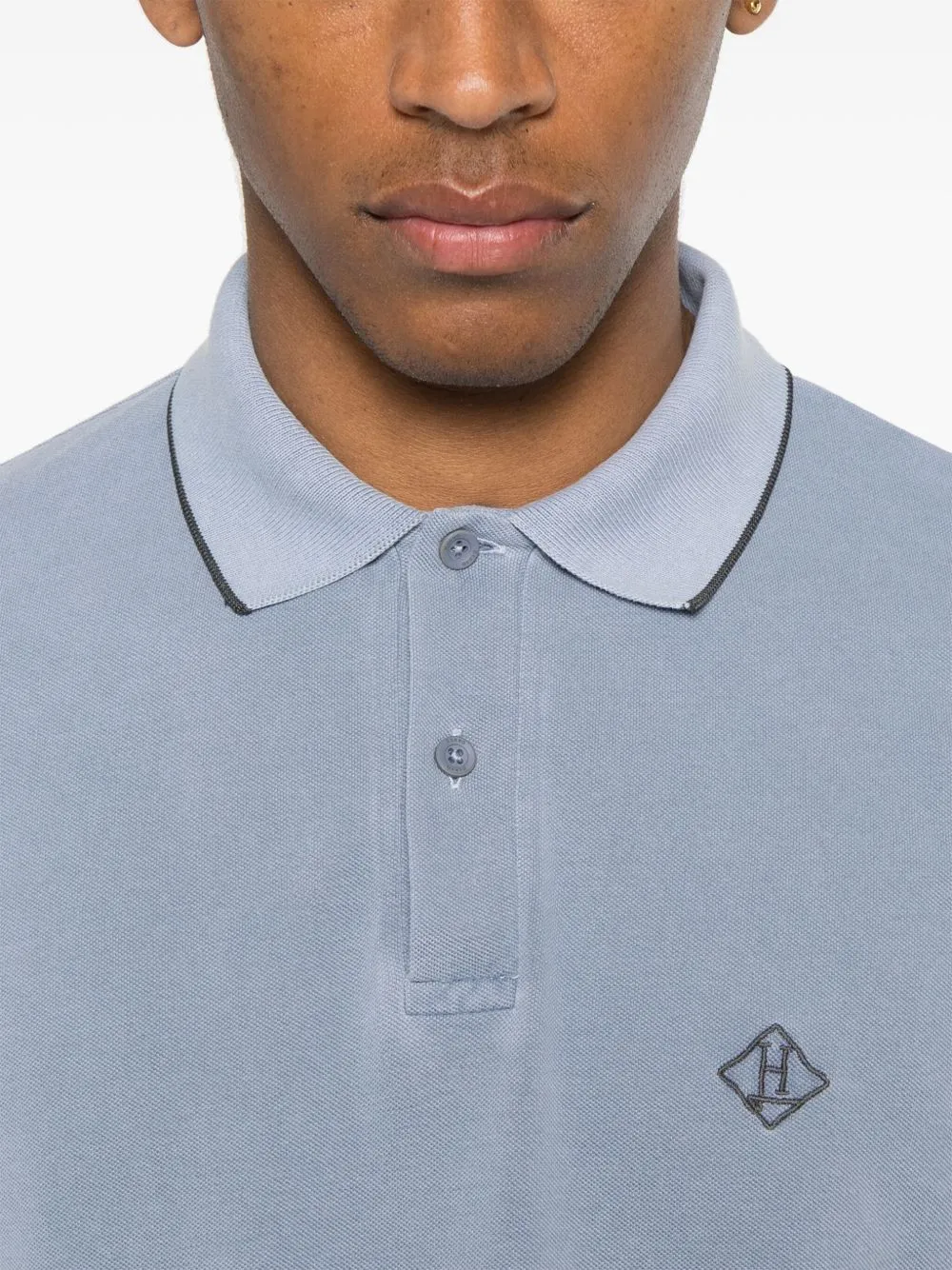 Logo cotton polo shirt