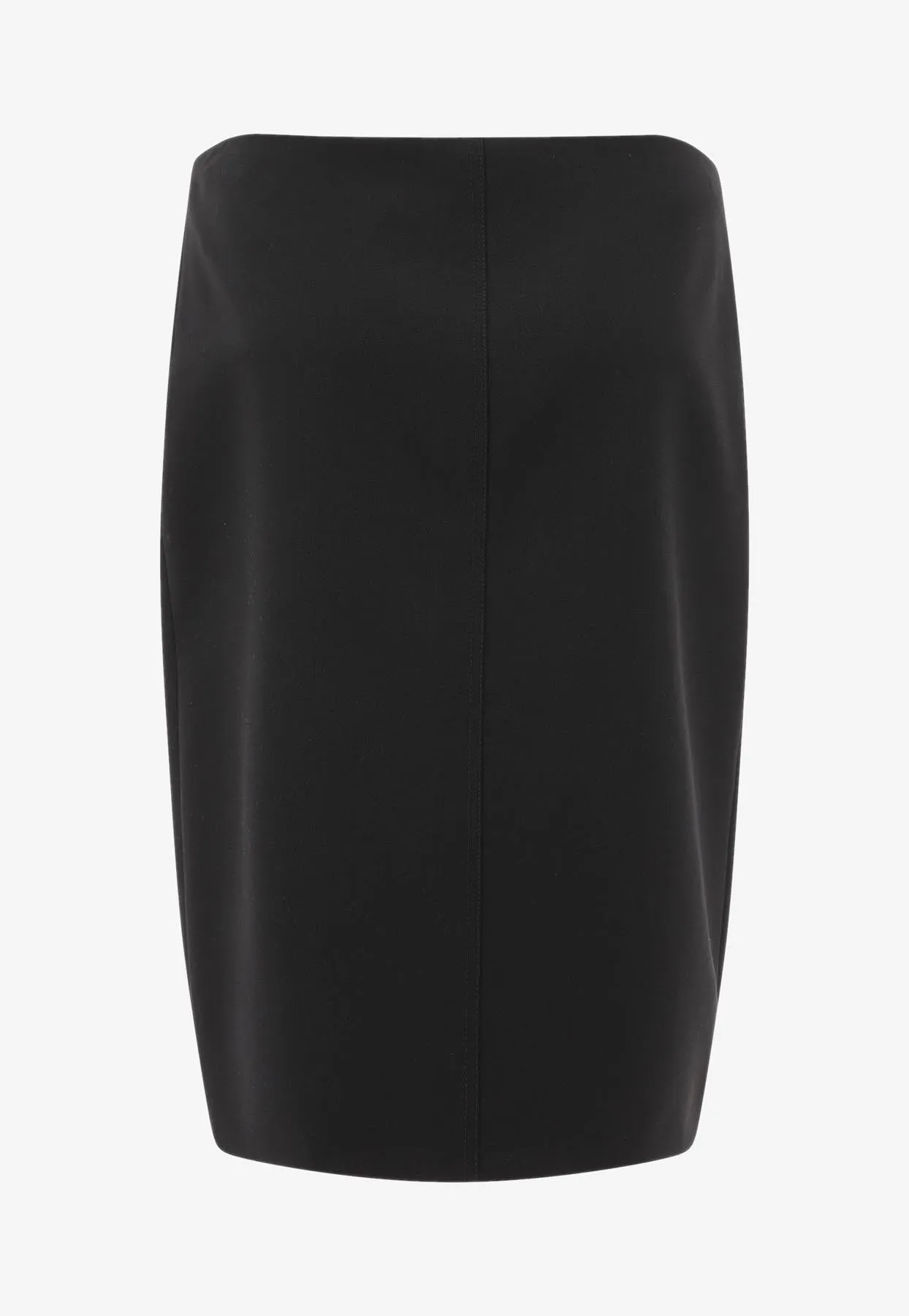 Logo Plaque Pencil Skirt