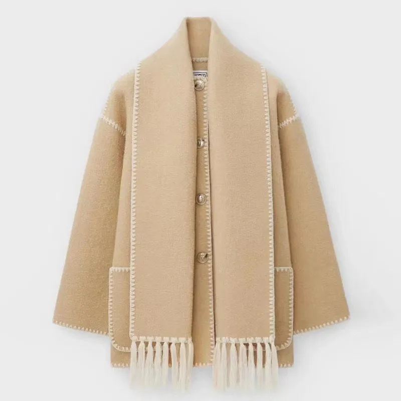 LOLA | COSY WOOL CAPE JACKET