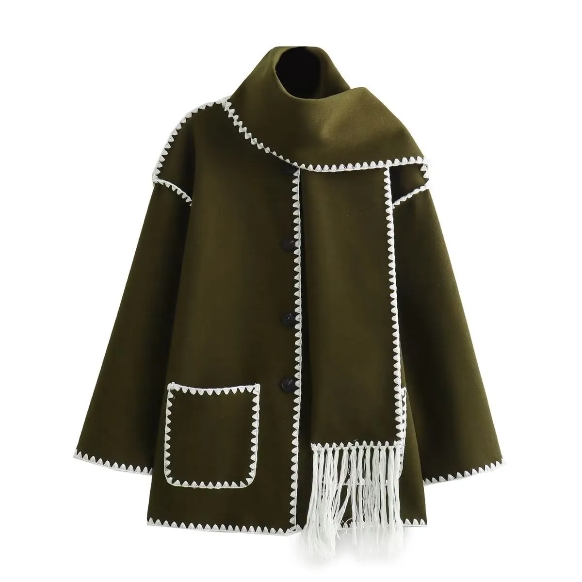 LOLA | COSY WOOL CAPE JACKET