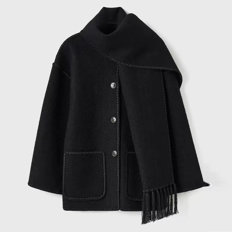 LOLA | COSY WOOL CAPE JACKET