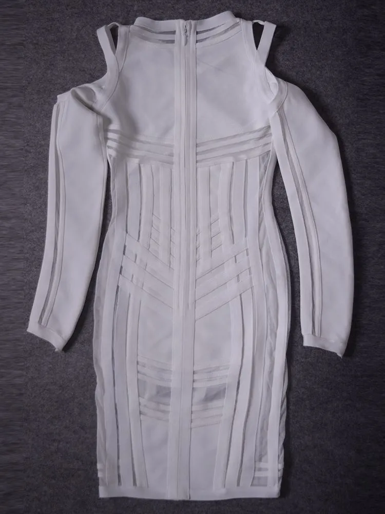 Long Sleeve HL Bandage Bodycon