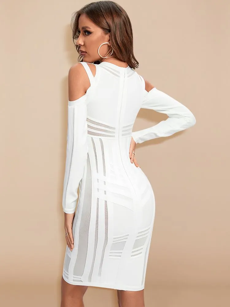 Long Sleeve HL Bandage Bodycon