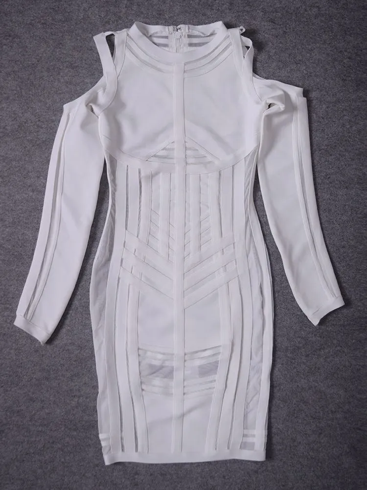 Long Sleeve HL Bandage Bodycon