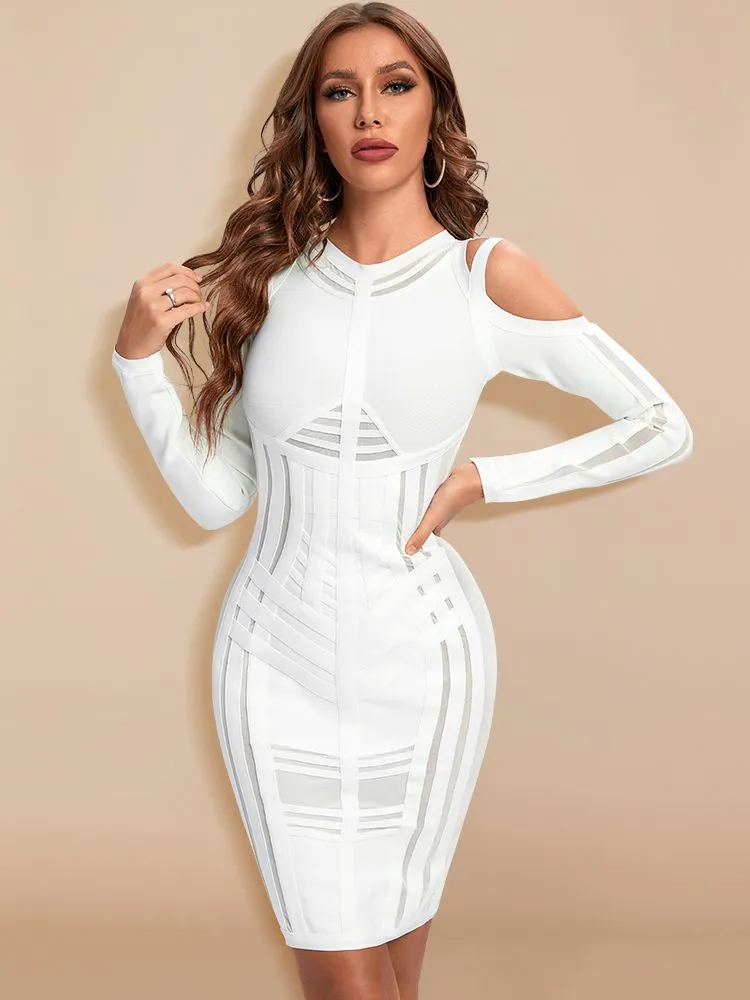 Long Sleeve HL Bandage Bodycon