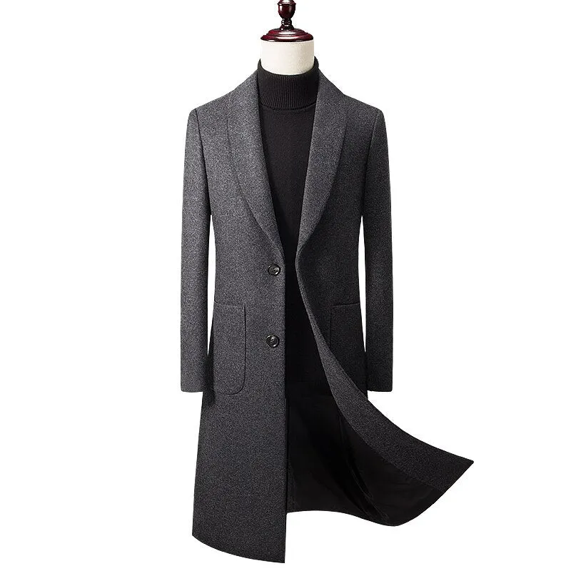 LONG WOOL OVERCOAT