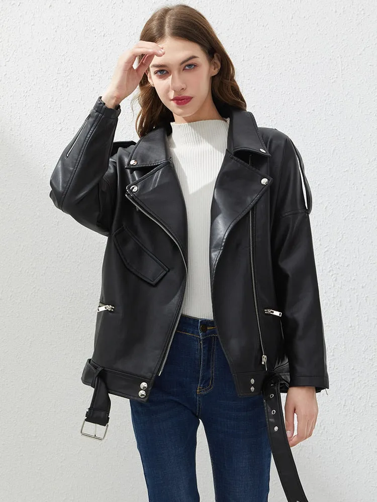 Lucie Loose Leather Jacket