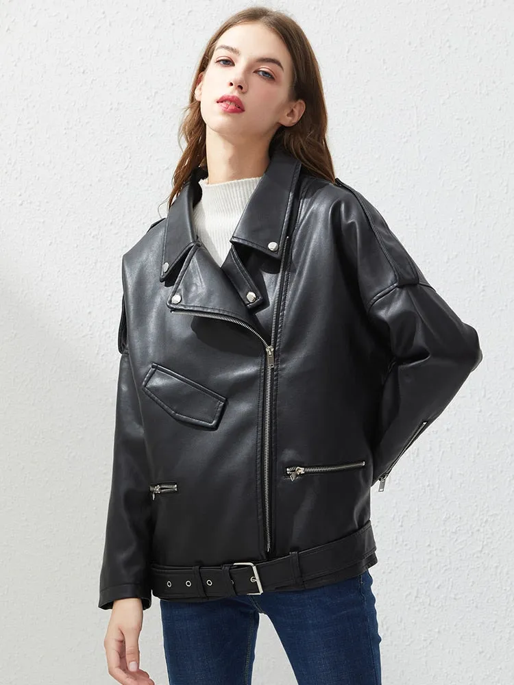 Lucie Loose Leather Jacket