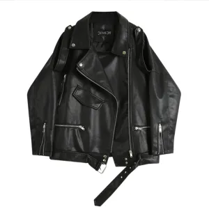 Lucie Loose Leather Jacket